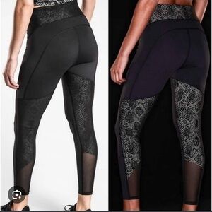 Black Reflective Leggings